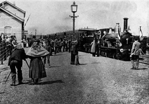 Officiële opening spoorlijn Sittard-Heerlen-Herzogenrath in 1896